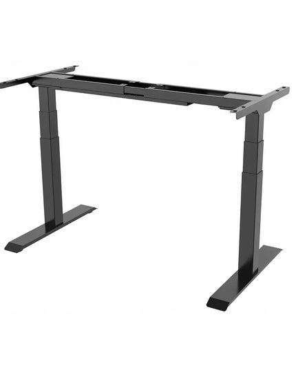 Spacetronik reguluojamas elektrinis stalo rėmas 125 kg, 2 varikliai, juodas
