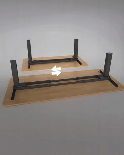 Spacetronik reguluojamas elektrinis stalo rėmas 125 kg, 2 varikliai, juodas
