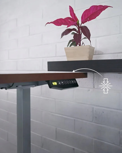 Spacetronik reguluojamas elektrinis stalo rėmas 125 kg, 2 varikliai, juodas