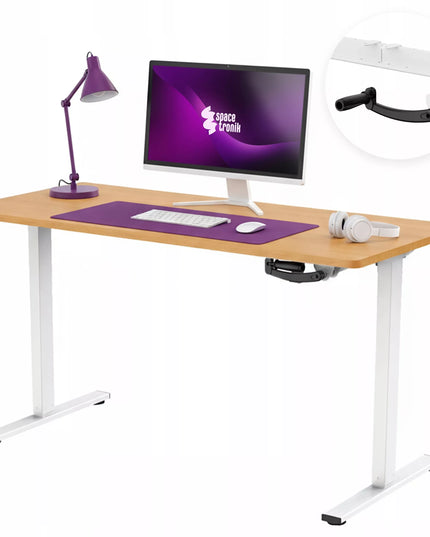 Spacetronik reguluojamo aukščio stalas 140x60 cm, rankinis mechanizmas, 40 kg