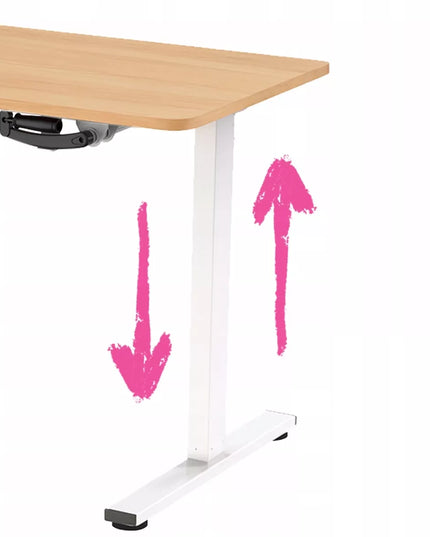 Spacetronik reguluojamo aukščio stalas 140x60 cm, rankinis mechanizmas, 40 kg