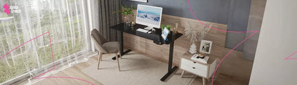 Spacetronik reguluojamo aukščio stalas 140x60 cm, rankinis mechanizmas, 40 kg