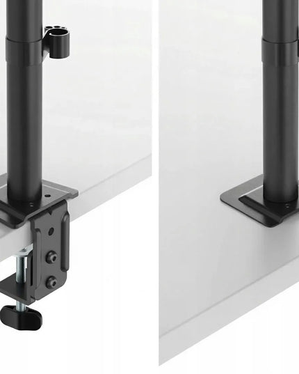 Spacetronik SPA132 trijų monitorių piramidinis laikiklis 17-32 colių 30kg VESA
