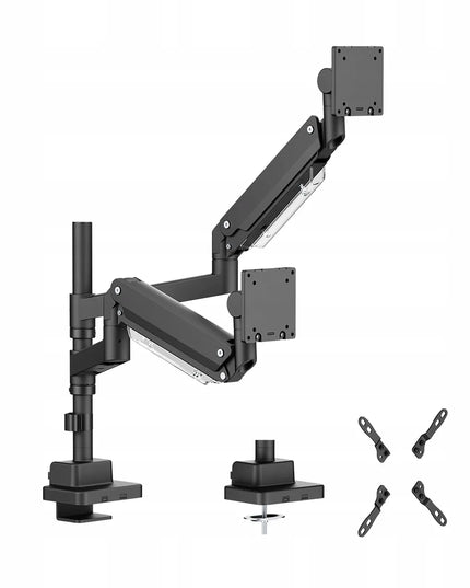 Spacetronik stalinis dviejų monitorių laikiklis, 54 kg, 24–57 colių, VESA