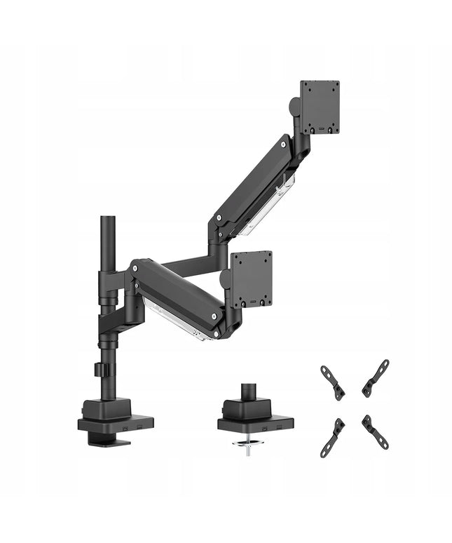 Spacetronik stalinis dviejų monitorių laikiklis, 54 kg, 24–57 colių, VESA