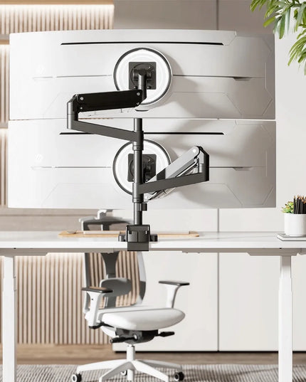 Spacetronik stalinis dviejų monitorių laikiklis, 54 kg, 24–57 colių, VESA