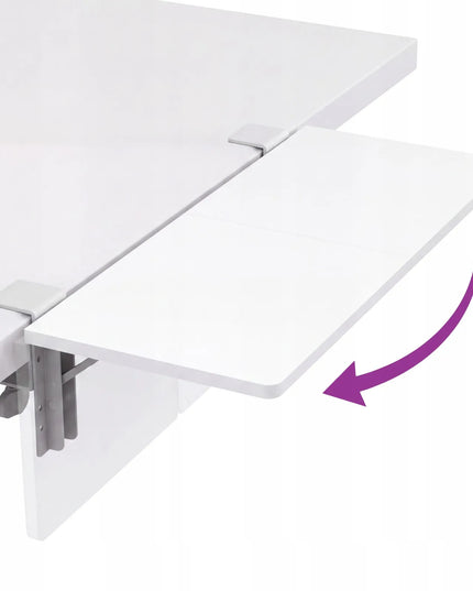 Spacetronik stalviršio priedas 69x24 ergonomiškas prailginimas SPB132W baltas