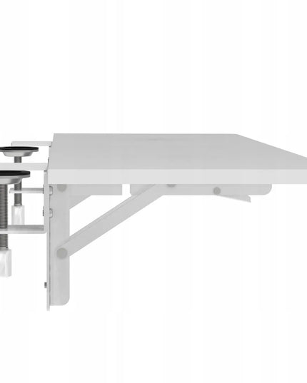 Spacetronik stalviršio priedas 69x24 ergonomiškas prailginimas SPB132W baltas