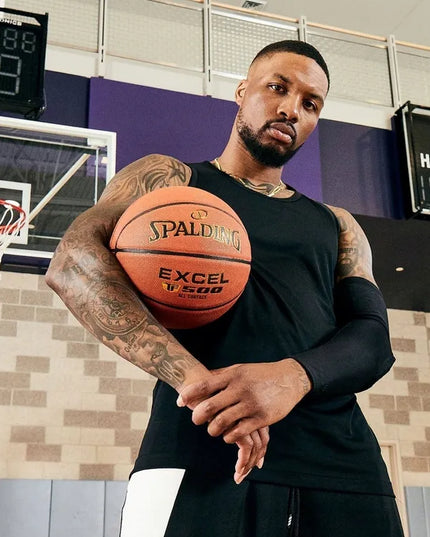 SPALDING TF500 7 Excel krepšinio kamuolys salei ir laukui, kompozitinė oda