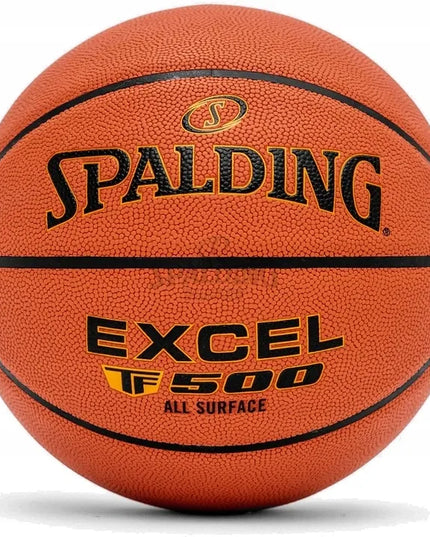 SPALDING TF500 7 Excel krepšinio kamuolys salei ir laukui, kompozitinė oda