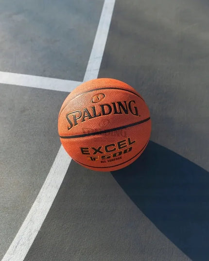 SPALDING TF500 7 Excel krepšinio kamuolys salei ir laukui, kompozitinė oda