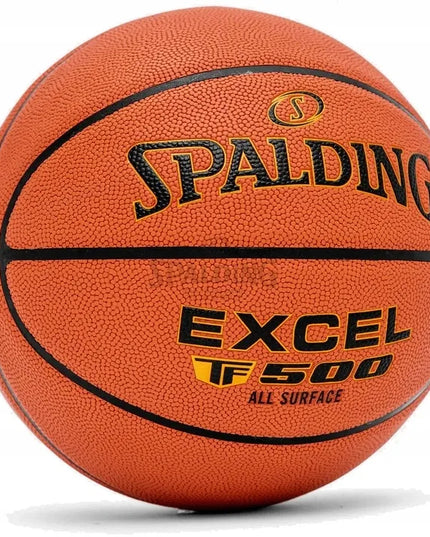SPALDING TF500 7 Excel krepšinio kamuolys salei ir laukui, kompozitinė oda