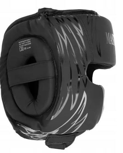 Sparingo bokso šalmas MASTERS FIGHT EQUIPMENT KSTOP-BLACK-EAGLE