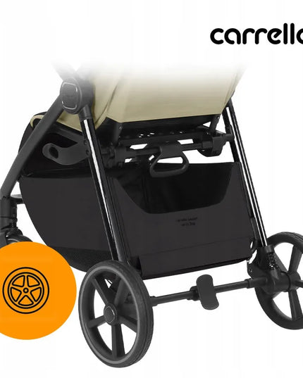 Sportinis vežimėlis Carrello Bravo M/Lite, Glossy Beige, iki 22 kg