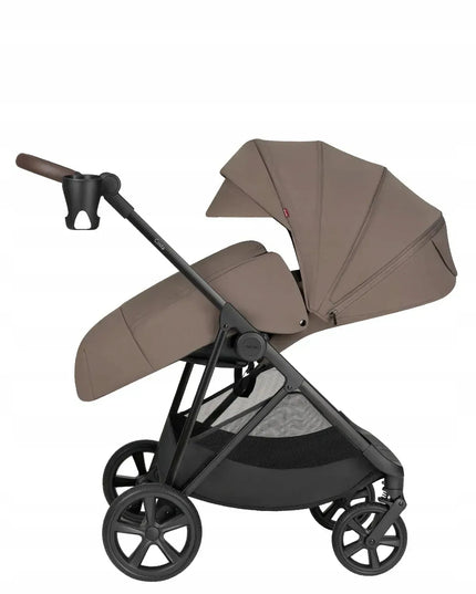 Sportinis vežimėlis Carrello Costa, reversine sėdyne, dideli ratai, 0-22 kg, Platinum Grey