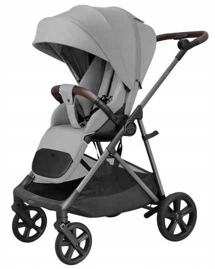 Sportinis vežimėlis Carrello Costa, reversine sėdyne, dideli ratai, 0-22 kg, Platinum Grey