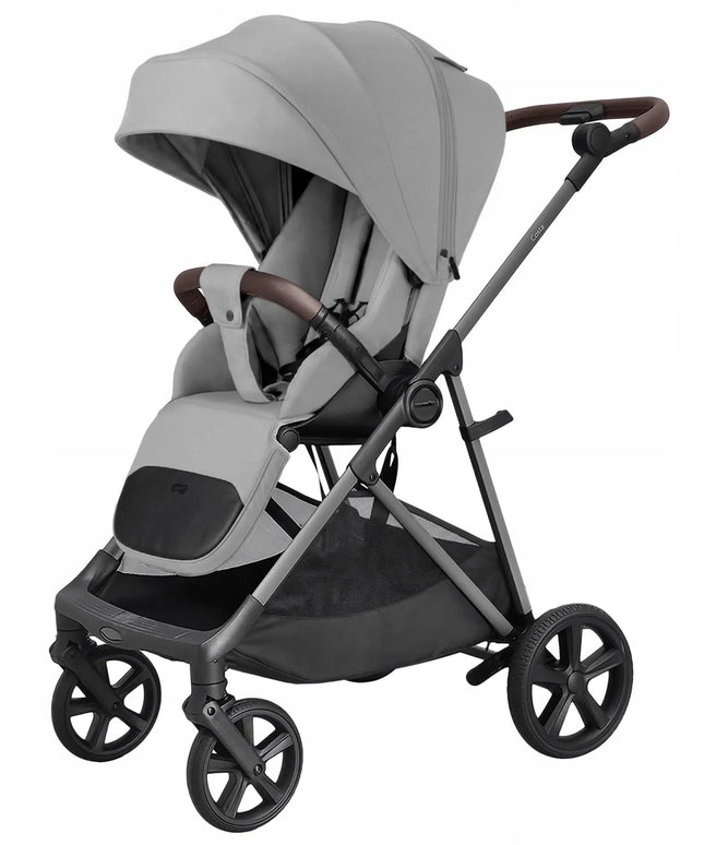 Sportinis vežimėlis Carrello Costa, reversine sėdyne, dideli ratai, 0-22 kg, Platinum Grey