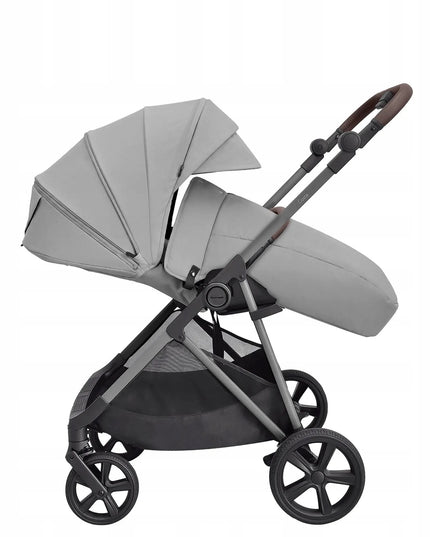 Sportinis vežimėlis Carrello Costa, reversine sėdyne, dideli ratai, 0-22 kg, Platinum Grey