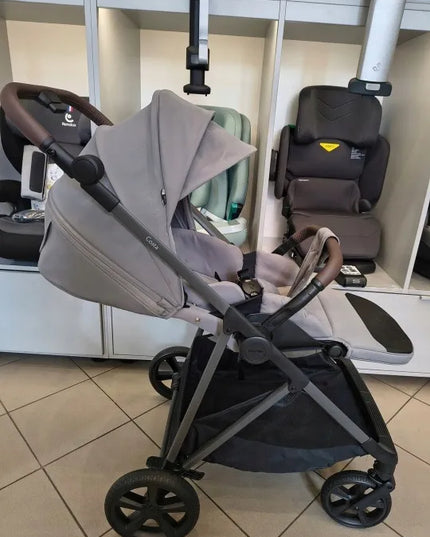 Sportinis vežimėlis Carrello Costa, reversine sėdyne, dideli ratai, 0-22 kg, Platinum Grey