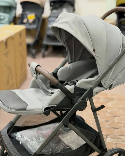 Sportinis vežimėlis Carrello Costa, reversine sėdyne, dideli ratai, 0-22 kg, Platinum Grey