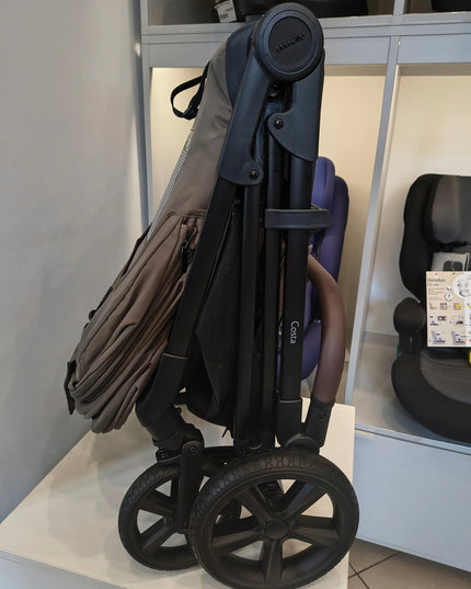 Sportinis vežimėlis Carrello Costa, reversine sėdyne, dideli ratai, 0-22 kg, Platinum Grey