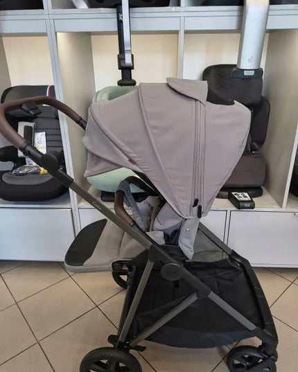 Sportinis vežimėlis Carrello Costa, reversine sėdyne, dideli ratai, 0-22 kg, Platinum Grey