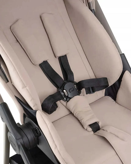 Sportinis vežimėlis Carrello Costa, reversine sėdyne, dideli ratai, 0-22 kg, Platinum Grey