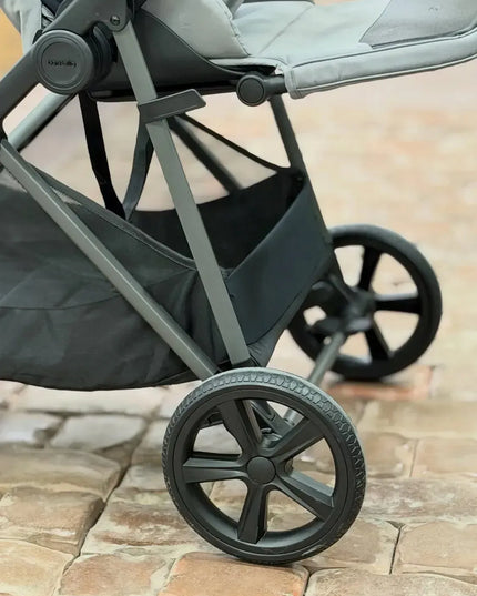 Sportinis vežimėlis Carrello Costa, reversine sėdyne, dideli ratai, 0-22 kg, Platinum Grey