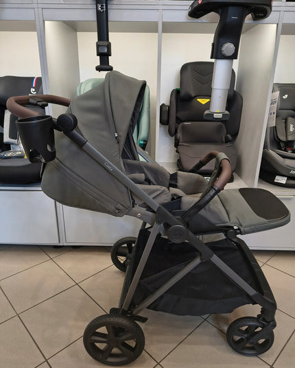 Sportinis vežimėlis Carrello Costa, reversine sėdyne, dideli ratai, 0-22 kg, Platinum Grey