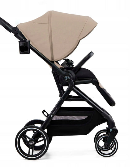Sportinis vežimėlis Kinderkraft YOXI 22kg lengvas ir manevringas, smėlio spalvos