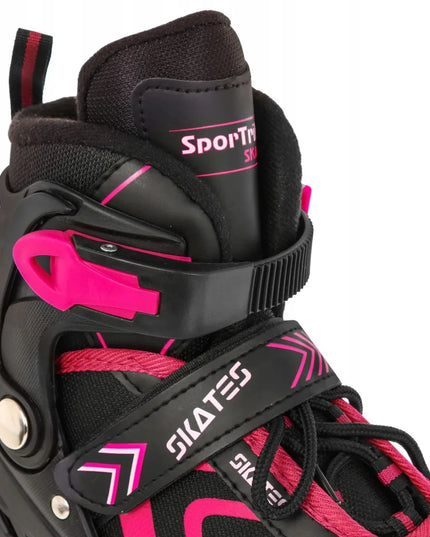 SporTrike 4-in-1 riedučių ir pačiūžų rinkinys, dydis 29-33, rožinė