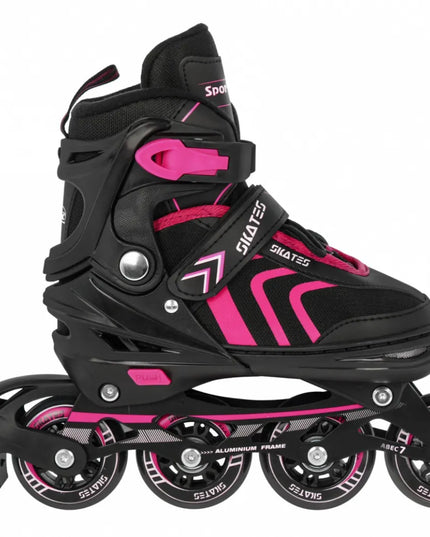SporTrike 4-in-1 riedučių ir pačiūžų rinkinys, dydis 29-33, rožinė