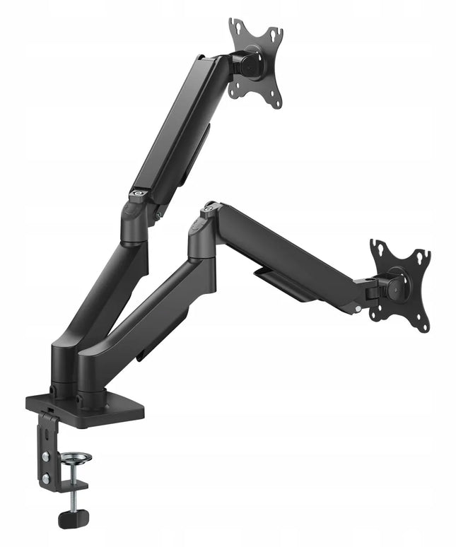 Spyruoklinis laikiklis 2 monitoriams, 18 kg, 17-32 col., VESA, Spacetronik