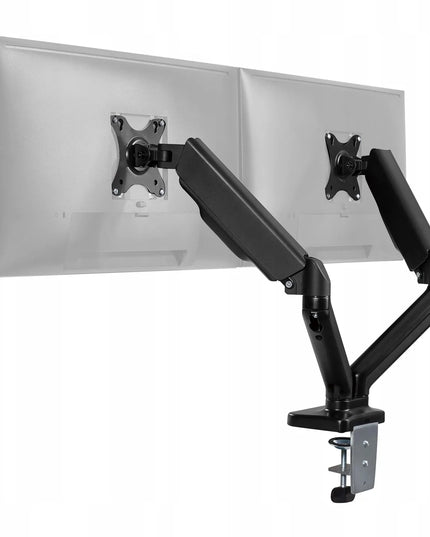Stalinis dviejų monitorių laikiklis Spacetronik SPAG120, reguliuojamas, 17-32"