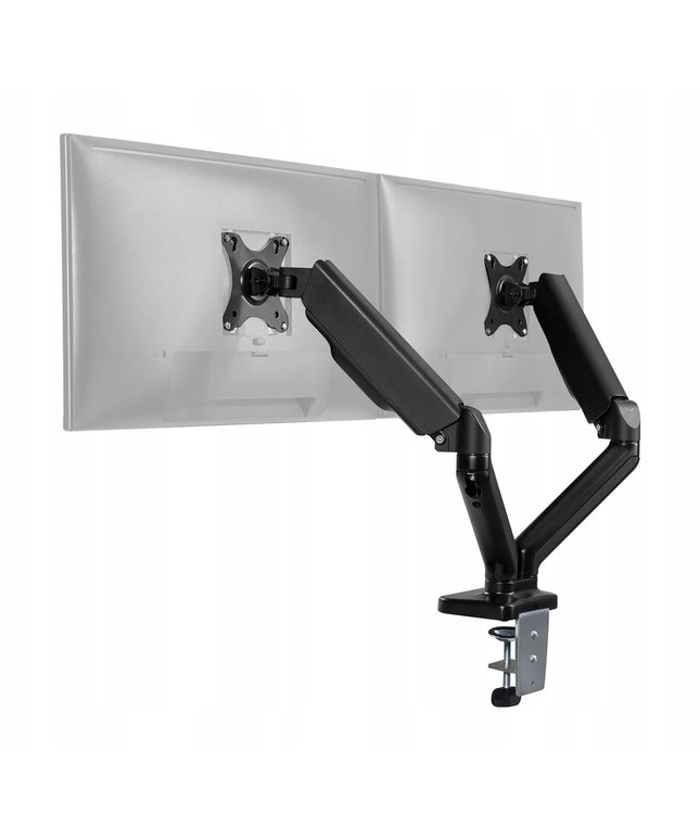 Stalinis dviejų monitorių laikiklis Spacetronik SPAG120, reguliuojamas, 17-32"