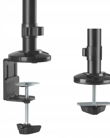 Stalinis monitoriaus ir klaviatūros laikiklis 17-32" VESA 8kg Spacetronik, juodas