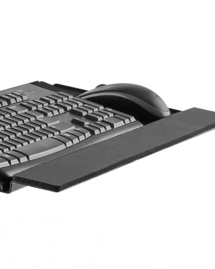 Stalinis monitoriaus ir klaviatūros laikiklis 17-32" VESA 8kg Spacetronik, juodas