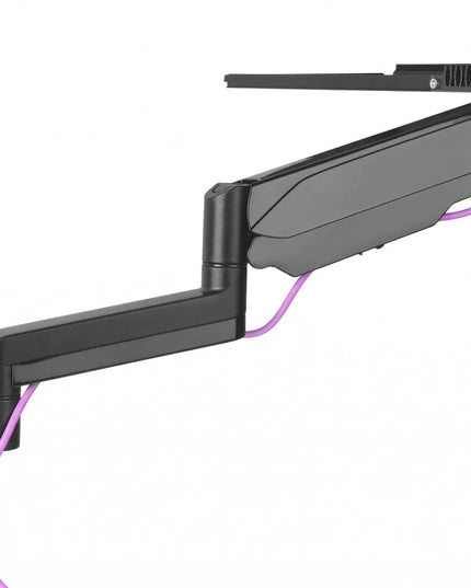 Stalinis monitoriaus ir klaviatūros laikiklis 17-32" VESA 8kg Spacetronik, juodas
