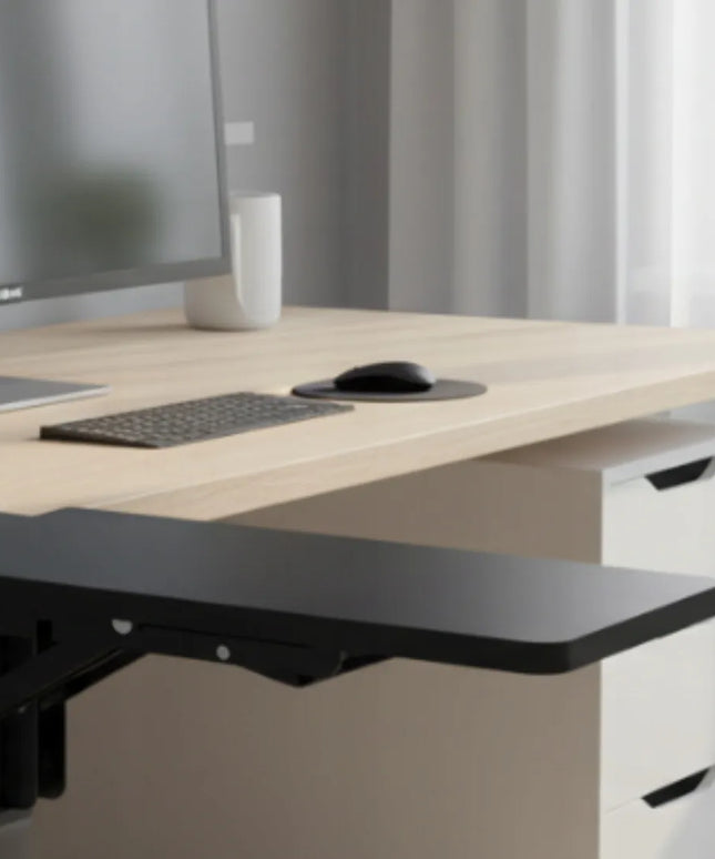 Stalo priedas Spacetronik SPB131B ergonomiškas stalo prailgintuvas 30x15 juodas