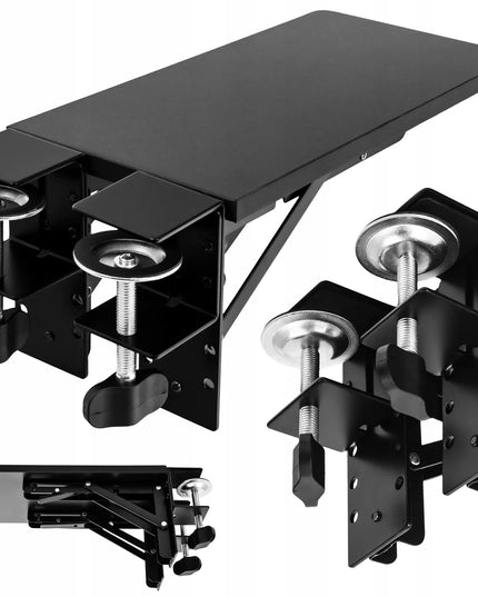 Stalo priedas Spacetronik SPB131B ergonomiškas stalo prailgintuvas 30x15 juodas