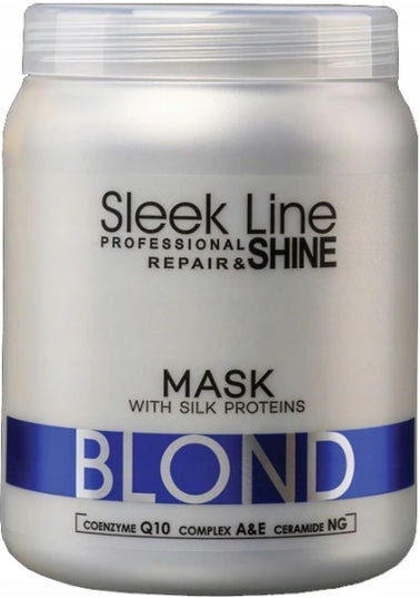 Stapiz XXL rinkinys Sleek Line Repair Blond šampūnas 1000 ml + kaukė 1000 ml