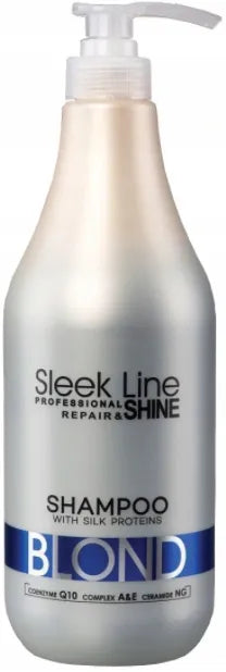 Stapiz XXL rinkinys Sleek Line Repair Blond šampūnas 1000 ml + kaukė 1000 ml