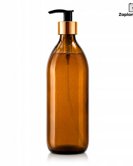 Stiklinis buteliukas su dozatoriumi muilui, indų plovikliui, 500 ml