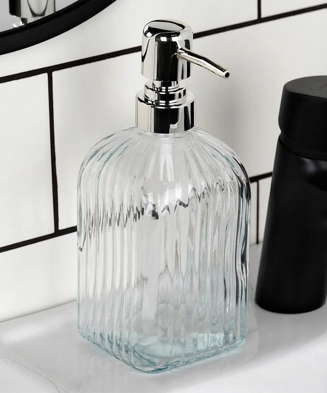 Stiklinis muilo dozatorius, 550 ml, voniai ir virtuvei