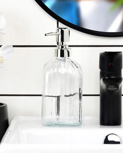 Stiklinis muilo dozatorius, 550 ml, voniai ir virtuvei