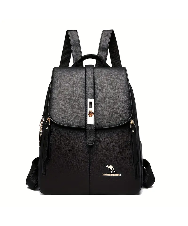 Stilinga Moteriška Kuprinė Kelionėms ir Miestui – Dirbtinės Odos, Įvairių Spalvų