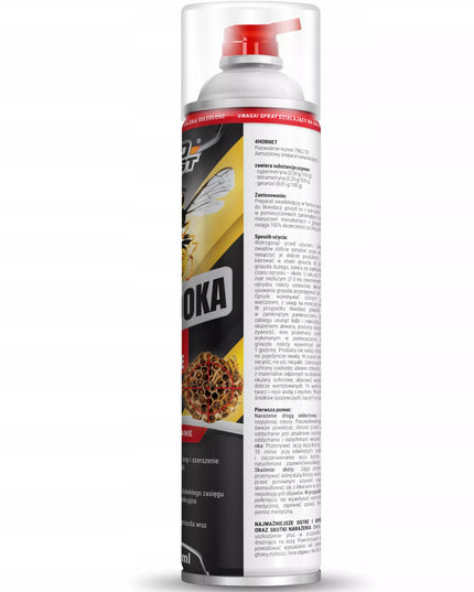 Stiprus purškalas preparatas nuo vapsvų ir širšių lizdų BAZOOKA 300 ml