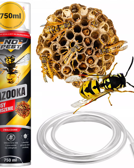 STIPRUS PURŠKALAS PRIEMONĖ NUO VAPSVŲ IR ŠIRŠIŲ LIZDŲ BAZOOKA 750ML