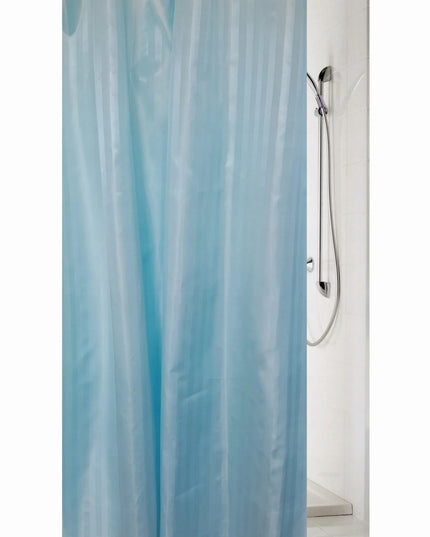 Stora dušo užuolaida Sealskin poliesterinė 180x180 cm mėlynais dryžiais