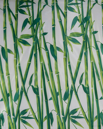 Stora poliesterinė dušo užuolaida 180x180 cm Bambukai